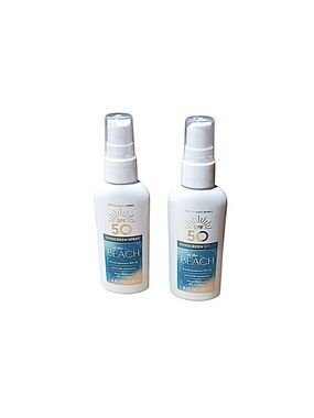 BATH BODY WORKS AT THE BEACH SUNSCREEN SPRAY SPF50 TRAVEL SIZE